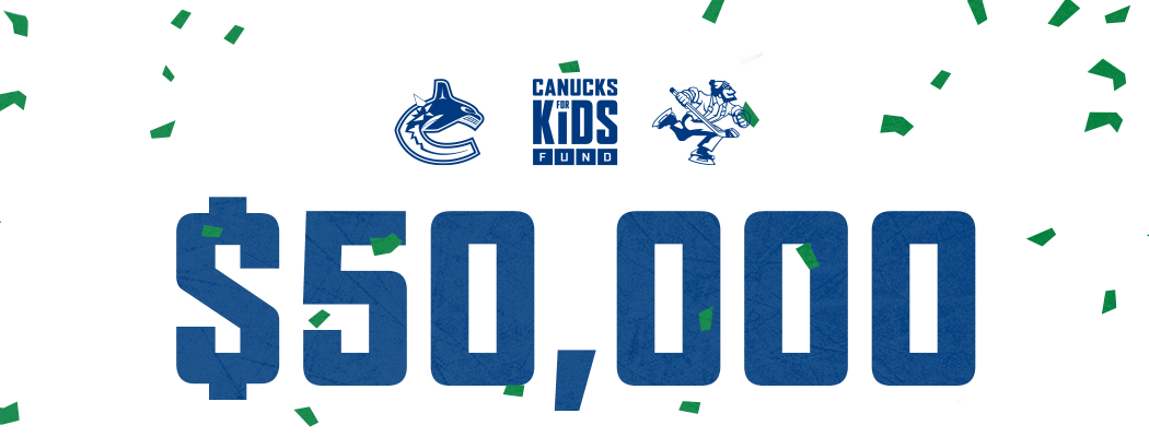 Canucks for Kids Fund donates $50,000 to KidSport Abbotsford