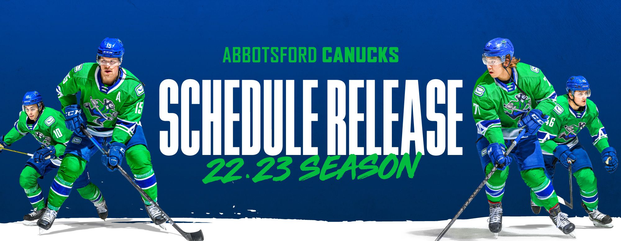 Abbotsford Canucks Announce 2022.23 Regular Season Schedule