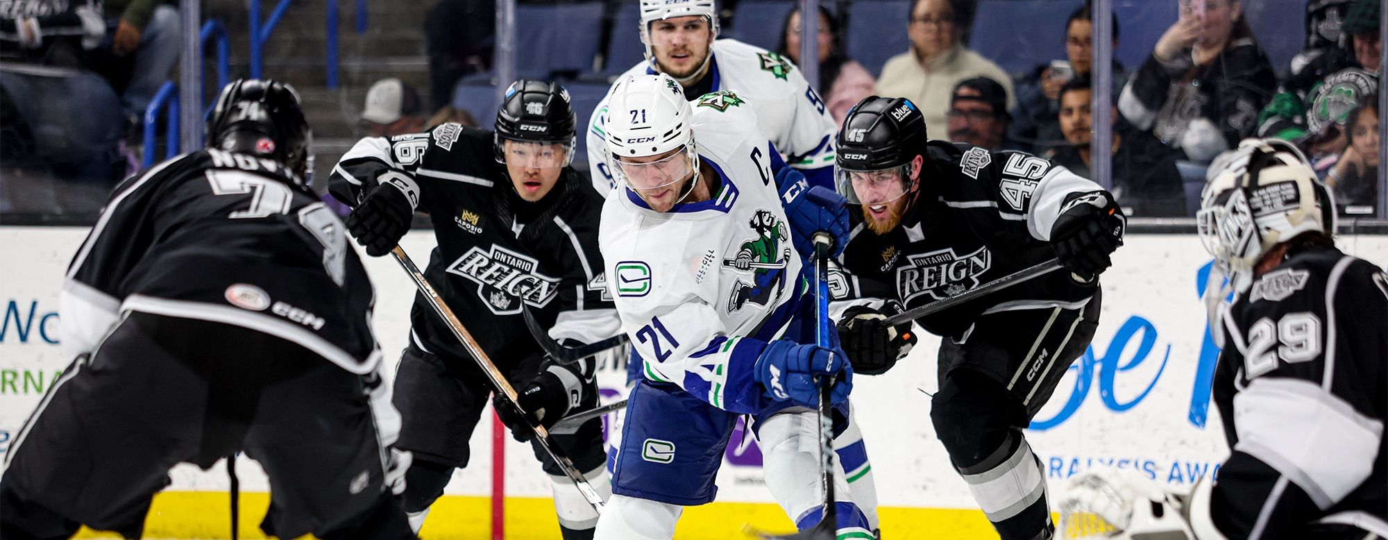 Reign crown Canucks, 3-1 | Pro Hockey News